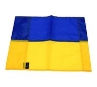 Precision Single All Weather Football Corner Flag - Yellow & Royal Blue Outdoor Polyester