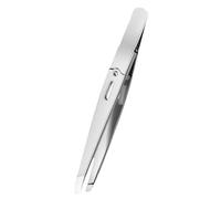 Precision Slant Tip Tweezers Professional Stainless Steel Eyebrow Pluckers
