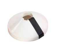 Precision Sleeved Saucer Cones (Pack Of 10) in White Precision White