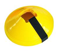 Precision Sleeved Saucer Cones Set of 10, Training Marker Cone for Football Drills, Agility, Speed, Coaching, PE Lessons, Indoor and Outdoor Practice
