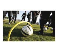 Precision Spiked Outdoor Passing Arc - 50 X 30Cm Football Accuracy Training Hoop