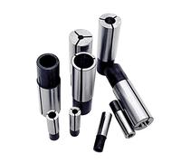 Precision Spring Collet Set 1pcs 1/2 1/4 1/8 3.175 6.35 12.7 CNC Adapter Collet Shank CNC Router Tool adapters Holder Milling Cutter Conversion Chuck Lathe Milling Tool(12.7 6.35)