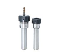 Precision Spring Collet Set 1PCS C6 C8 C10 C12 C16 C20 C25 C32 ER8 ER11 ER16 ER20 ER25 ER32 60L 100L 150L Collet Chuck Holder CNC Milling Lengthen Tool Carrier Lathe Milling Tool(A Type Nut,C8-ER11-10