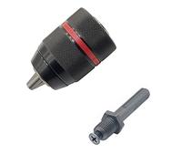 Precision Spring Collet Set Metal Heavy Duty 1/2-20UNF 13mm Keyless Drill Chuck Hex Shank/SDS/Socket Square Female Adaptor Hardware Tool Professional Lathe Milling Tool(Chuck and SDS Plus)