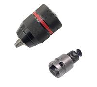 Precision Spring Collet Set Metal Heavy Duty 1/2-20UNF 13mm Keyless Drill Chuck Hex Shank/SDS/Socket Square Female Adaptor Hardware Tool Professional Lathe Milling Tool(Chuck Square Adapter)