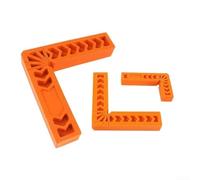 Precision Square Ruler with 90 Degree Alignment Function for Structural Layout Tasks Including Stud Placement Header Squaring and Panel Fitting (2pcs set)