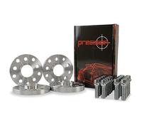 Precision Staggered Wheel Spacers Hubcentric 15mm & 20mm with Radius Bolts - Intended For Audi A1-2 Pairs