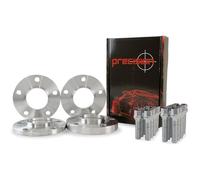 Precision Staggereed Wheel Spacers 15mm & 20mm with Bolts - Intended For BMW 3 Series F30 F31 F34 F80 Alloys - 2 Pairs