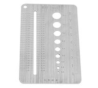 Precision Stainless Steel Screw Plate 2-10mm Diameter Measuring Tool