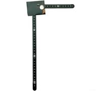 Precision Stainless Steel Try Square Set 90 Degree L-Shape Ruler for Carpentry Framing Roofing Dual Scale 15cm 30cm(30cm)
