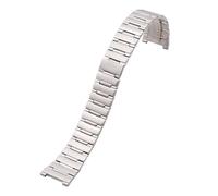 Precision Stainless Steel Watch Chain Compatible With Omega Constellation Series Watchband Men's And Women's Strap Bracelet 23 * 14mm 16 * 11mm(Silver,16-11mm)