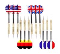 Precision Steel Needles for - 18g Copper Plated Hard Tip 2BA Thread Set of 12 for Optimal Performance (Blue, 15X5CM)