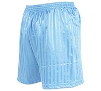 Precision Football Shorts Striped Continental 30-32 inch Sky Blue