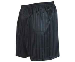 Precision Striped Continental Football Shorts 34-36 inch Black,K-REY-00734B
