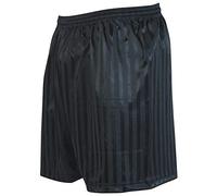 Precision Striped Continental Football Shorts 38-40 inch Black, K-REY-00738B