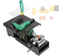 Precision Table Saw and Bench Lathe for Jewelry Making - Mini Cutting Machine, Gemstone Polisher Grinder Buffer for Grinding & Drilling