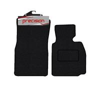 Precision - Tailored Business Class Car Mats - Intended for BMW Z4 2002-2008 E85-2 Piece Set - Non-Slip Floor Mats - Black Carpet - Black Binding - Fittings Clips - SFP