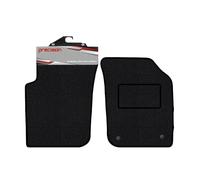 Precision - Tailored Business Class Car Mats - Intended for Ford Street Ka 2001-2009 - 2 Piece Set - Non-Slip Floor Mats - Black Carpet - Blue Twist Binding - Fittings Clips - SFP