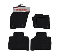 Precision - Tailored Car Mats - Intended for Ford Galaxy 2015-2022 MK4-4 Piece Set - Non-Slip Floor Mats - Black Carpet - Red Check Binding - Fittings Clips - SFP