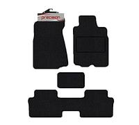 Precision - Tailored Car Mats - Intended for Honda CRV 1997-2001 (Manual) - 4 Piece Set - Non-Slip Floor Mats - Black Carpet - Black Binding - Fittings Clips - SFP