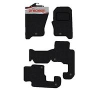 Precision - Tailored Car Mats - Intended for Land Rover Discovery 3 2004-2009 - 4 Piece Set - Non-Slip Floor Mats - Black Carpet - Black Binding - Fittings Clips - SFP