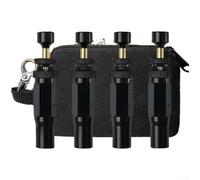 Precision Tire Deflator Valve With Auto Stop For Offroad Applications 10 To 30 PSI Control With Black Plated Brass Housing(B)