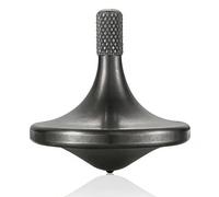 Precision Titanium Spinning Top, Long Spin Time easily exceeding 10 minutes, Perfect Balance, Well made, Wear-resistant, Drop-resistant, Non-rusting (Thunder Stone Washing Gray)
