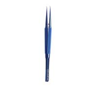 Precision Titanium Tweezers for Electronics Repair Non-magnetic Non-slip Precise Jump Wire Tweezers for Micro Soldering Motherboard Level Work (Curved Tip)