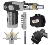 Precision Tool Kit - Magnetic Screwdriver Set, Multifunctional Repair Driver, Portable Ergonomic Handle | Durablee Professional Nut Wrench Equipment for Mechanic Electrician Technician Computer Laptop