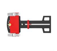 Precision Track Saw Square Featuring Eleven Angle Stops Ranging From Negative Sixty To Positive Sixty Degrees For Accurate Miter Cuts Lightweight Aluminum Alloy Construction With Edge Support System