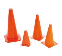 Precision Training Traffic Marker Cones - Football & Rugby Safety - Orange 18" Set of 4