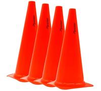 12" Set Of 4 Sports Traffic Cones - Precision Training Vinyl Orange 12 Inch - precision traffic cones set 4 training vinyl orange 12 inch