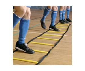 Precision Training 4m Indoor Speed Agility Ladder Black/Yellow