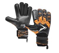Precision Training Fusion X Roll Finger Protect Professional Football Adult's Goalkeeper Gloves, Black