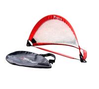 Precision Training Durable Weighted Easy Pop-Up Football Goal, Red, 80cm x 45cm