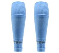 Precision Training Pro Junior Footless Sleeve Sport Socks, Stretch Fit, Compression Support for Football, Rugby and Hockey, Sky Blue, Sizes 12 Child UK - 6 UK