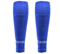 Precision Training Pro Junior Footless Sleeve Sport Socks, Stretch Fit, Compression Support for Football, Rugby and Hockey, Royal Blue, Sizes 12 Child UK - 6 UK