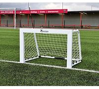 Precision Training Pro Mini Aluminium Folding Football Hockey Target Goal, White