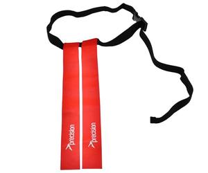 Precision Training Rugby Tag Belt - Durable and Adjustable Aid for Juniors and Senior Players, Quick Release Clip, Touch Fastener Tags, Fits 18" to 46" Waist