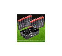 Precision Training Water Bottle Carrier includes 12 bottles (750ml) Black