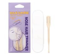 Precision Trim Tool - Manual Nose Clippers for Grooming, Function Cutter with Compact Storage Box, Stainless Steel Design & Gentle Control for Ear, Moustache, Nostril and Facial Detailing