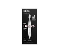 Precision trimmer - BRAUN - FG1106 Eyebrows - 1 speed - Battery - Gray / White