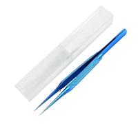 Precision Tweezers, Pointed Tweezers - Fine Tweezers Non Magnetic with Storage Box, 5.5 Inch Phone Repair Tool Circuit Board Computer Motherboard Craft Tip Tweezers