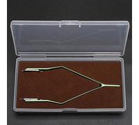 Precision Tweezers, V-Shaped Watch Spring Bar Tweezers, for Batteries Watch Repair