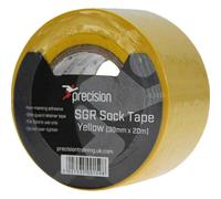 Precision Unisex Adult 38mm Sgr Sock Tape (Pack Of 5) Yellow (20M X 38mm)