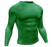 Precision Unisex Precision Essential Baselayer Long Sleeve Shirt Adult, Green, gray UK
