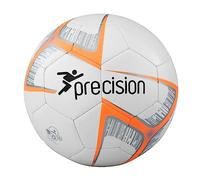 Precision Unisex-Youth 290 Fusion Lite Football, White/Orange, 290gms