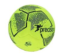 Precision Unisex-Youth Fusion Indoor Football, Fluo Yellow, 4