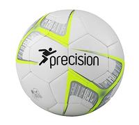 Precision Unisex-Youth Fusion Lite Football, White/Yellow, 320gms