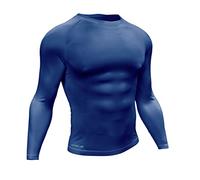 Precision Unisex's Essential Base Layer Long Sleeve Shirt, Navy, Medium